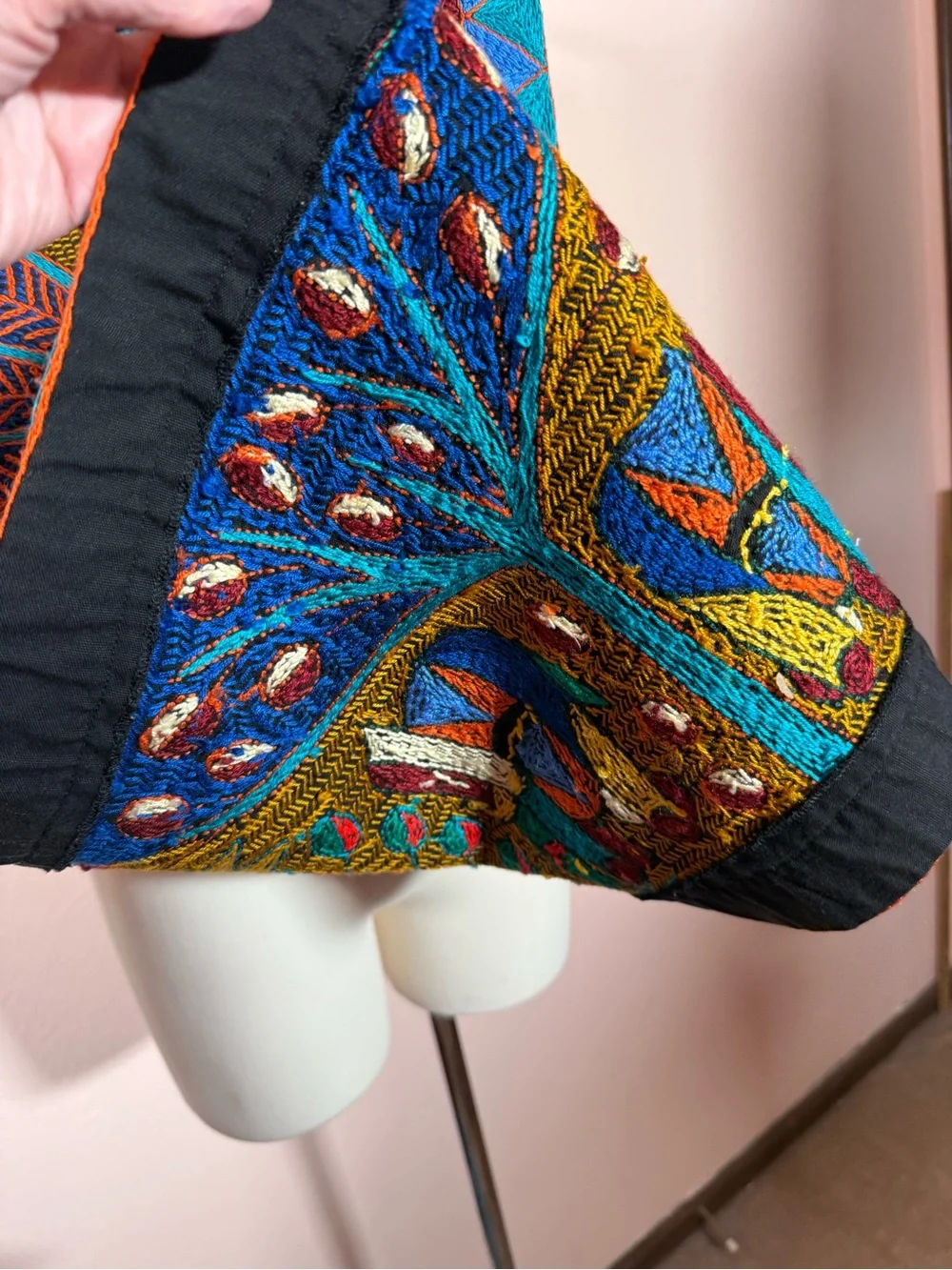 Kaross hand embroidered
